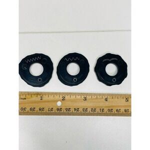 3 Vintage Elna Sewing Machine Stitch Pattern Disc Cam Swiss Made #01 #02 #05